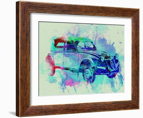 Citroen 2Cv-NaxArt-Framed Art Print