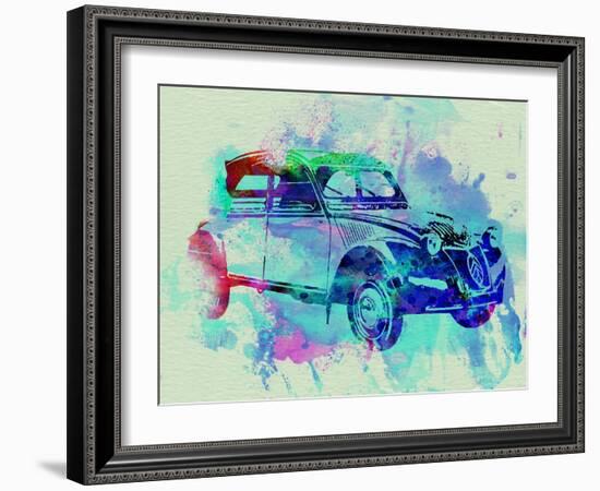 Citroen 2Cv-NaxArt-Framed Art Print