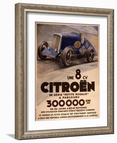 Citroen 8cv Petite Rosalie-null-Framed Photographic Print