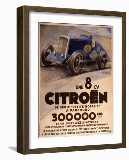 Citroen 8cv Petite Rosalie-null-Framed Photographic Print