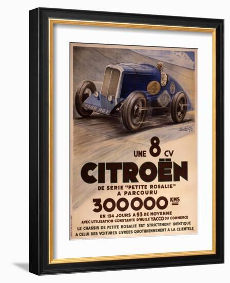 Citroen 8cv Petite Rosalie-null-Framed Photographic Print