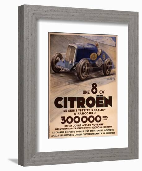 Citroen 8cv Petite Rosalie-null-Framed Photographic Print