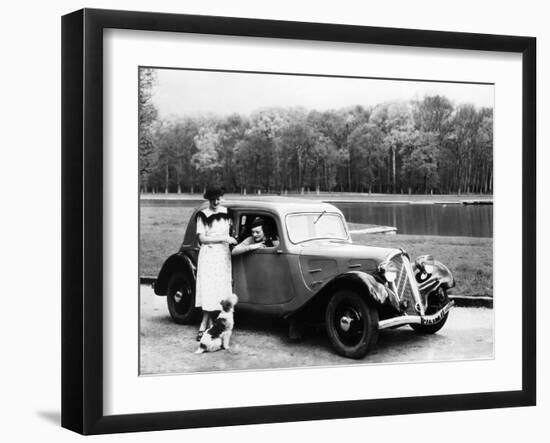 Citroen Front-Wheel Drive in 1934-null-Framed Photo