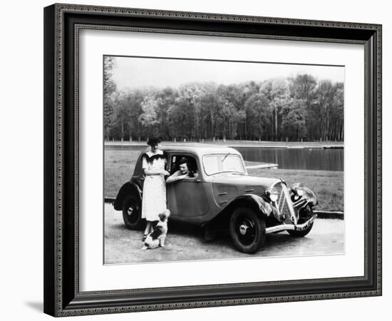 Citroen Front-Wheel Drive in 1934-null-Framed Photo