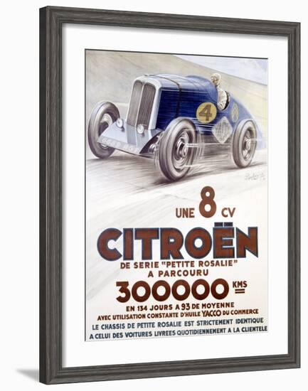 Citroen, Une 8 CV-Unknown Louys-Framed Giclee Print