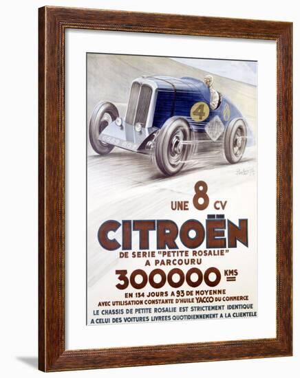 Citroen, Une 8 CV-Unknown Louys-Framed Giclee Print