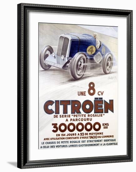 Citroen, Une 8 CV-Unknown Louys-Framed Giclee Print