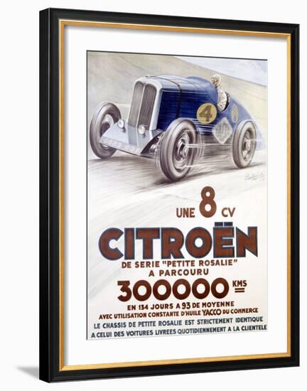 Citroen, Une 8 CV-Unknown Louys-Framed Giclee Print