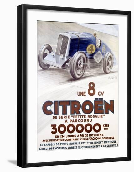 Citroen, Une 8 CV-Unknown Louys-Framed Giclee Print