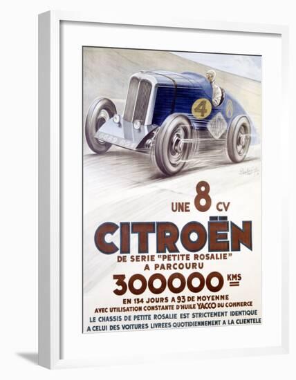 Citroen, Une 8 CV-Unknown Louys-Framed Giclee Print