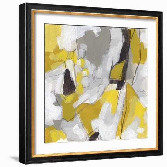 Citron Confetti II-June Vess-Framed Art Print