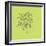 Citron Happy Flower-Jan Weiss-Framed Art Print