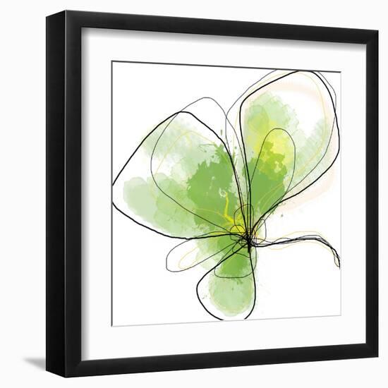 Citron Petals Three-Jan Weiss-Framed Art Print