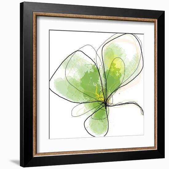 Citron Petals Three-Jan Weiss-Framed Art Print