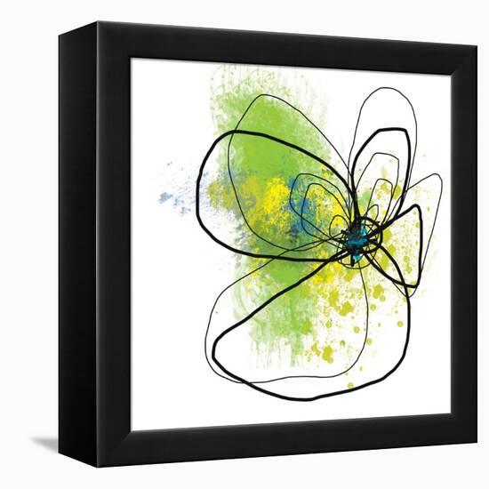 Citron Petals Two-Jan Weiss-Framed Stretched Canvas