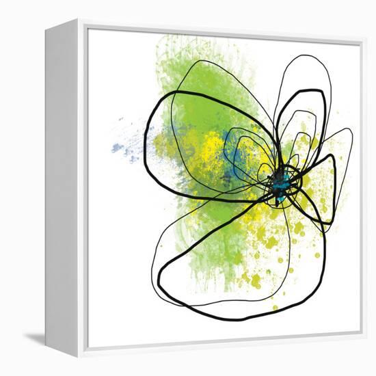 Citron Petals Two-Jan Weiss-Framed Stretched Canvas