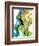 Citrus And Aqua II-Ruth Palmer-Framed Art Print