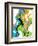 Citrus And Aqua II-Ruth Palmer-Framed Art Print