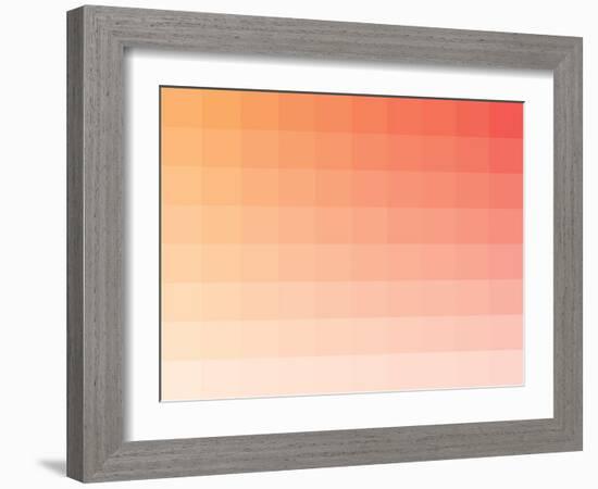 Citrus Rectangle Spectrum-Kindred Sol Collective-Framed Art Print