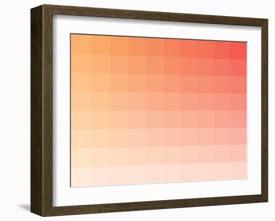 Citrus Rectangle Spectrum-Kindred Sol Collective-Framed Art Print