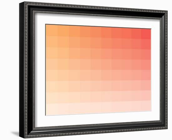 Citrus Rectangle Spectrum-Kindred Sol Collective-Framed Art Print