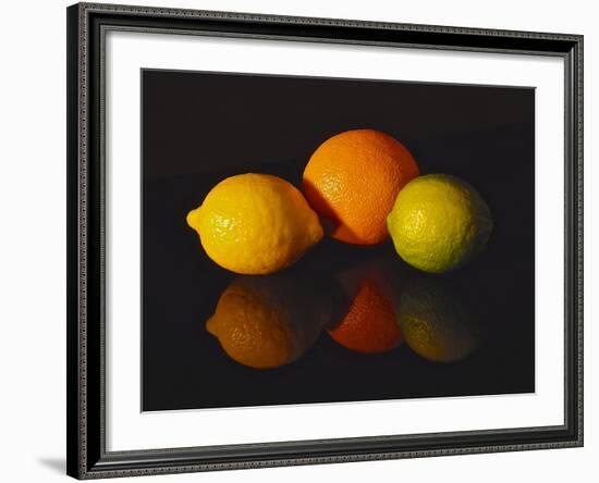 Citrus Reflections-Monika Burkhart-Framed Photographic Print