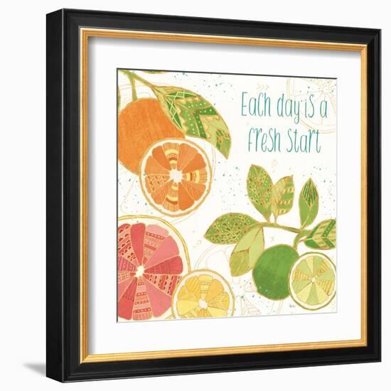 Citrus Splash IV-Veronique Charron-Framed Art Print