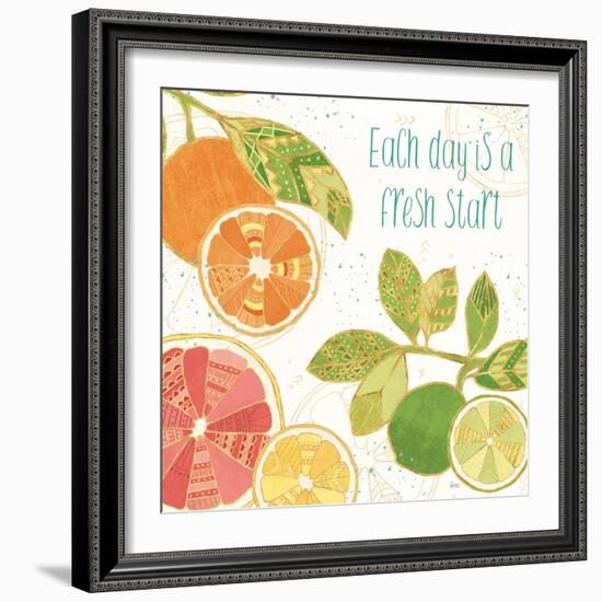 Citrus Splash IV-Veronique Charron-Framed Premium Giclee Print