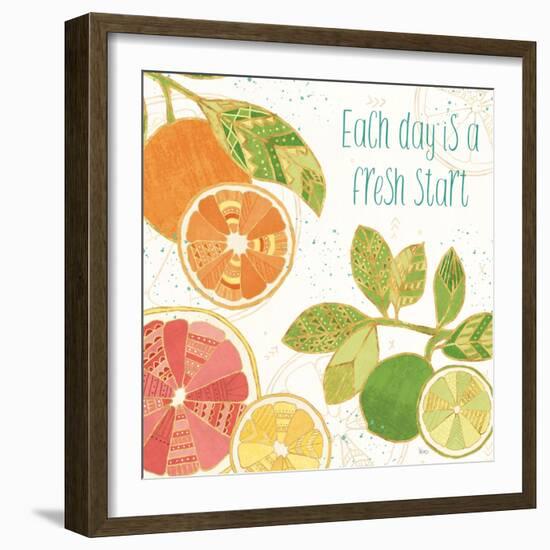 Citrus Splash IV-Veronique Charron-Framed Art Print