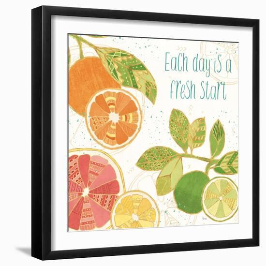 Citrus Splash IV-Veronique Charron-Framed Art Print