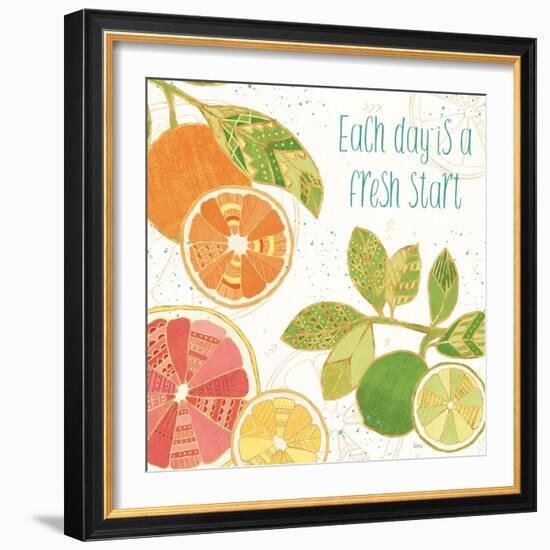 Citrus Splash IV-Veronique Charron-Framed Art Print