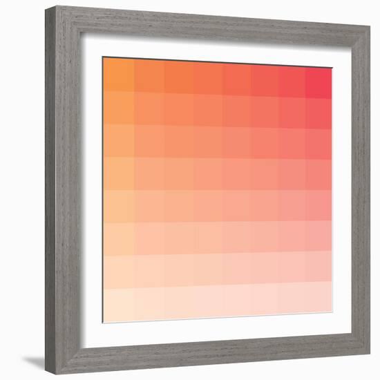 Citrus Square Spectrum-Kindred Sol Collective-Framed Art Print