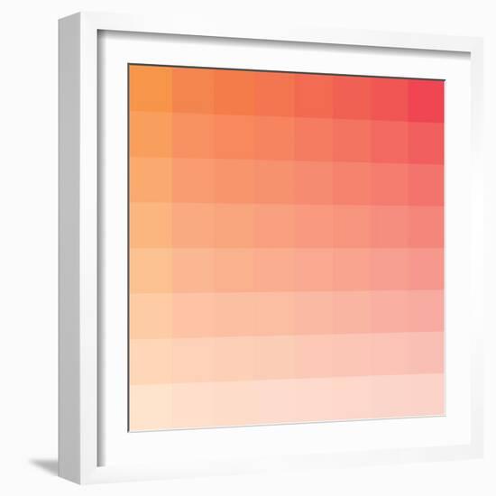 Citrus Square Spectrum-Kindred Sol Collective-Framed Art Print