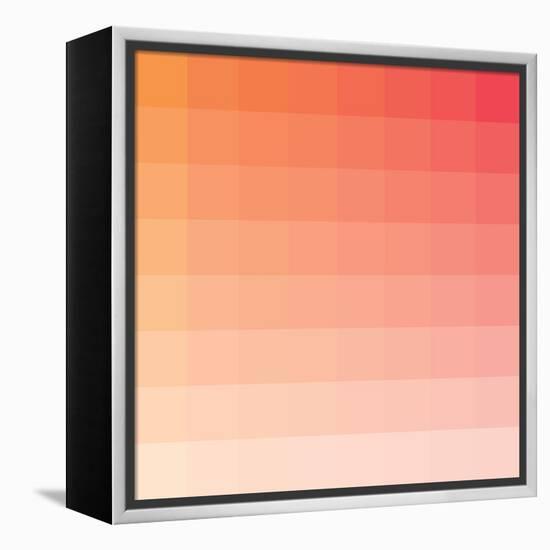 Citrus Square Spectrum-Kindred Sol Collective-Framed Stretched Canvas