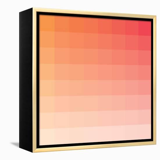 Citrus Square Spectrum-Kindred Sol Collective-Framed Stretched Canvas