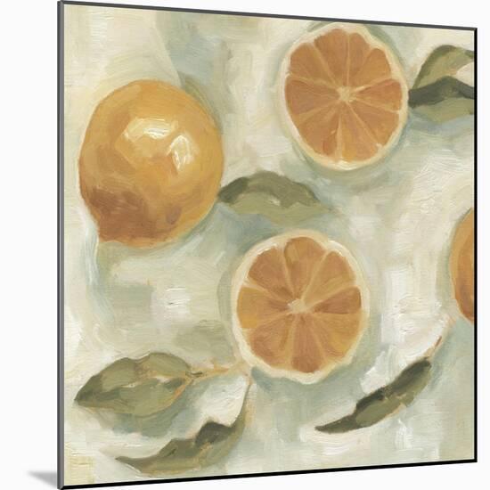 Citrus Study in Oil III-Emma Scarvey-Mounted Art Print