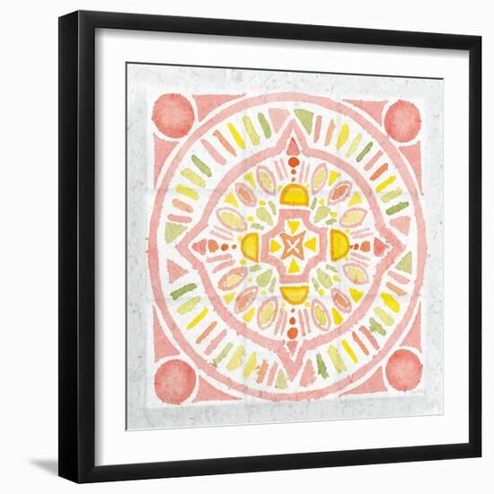 Citrus Tile IV v2-Elyse DeNeige-Framed Art Print