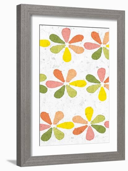 Citrus Tile Pattern II Crop-Elyse DeNeige-Framed Art Print