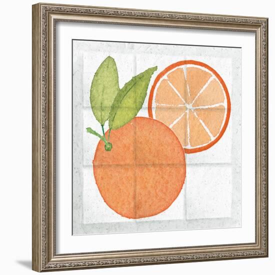 Citrus Tile V-Elyse DeNeige-Framed Art Print