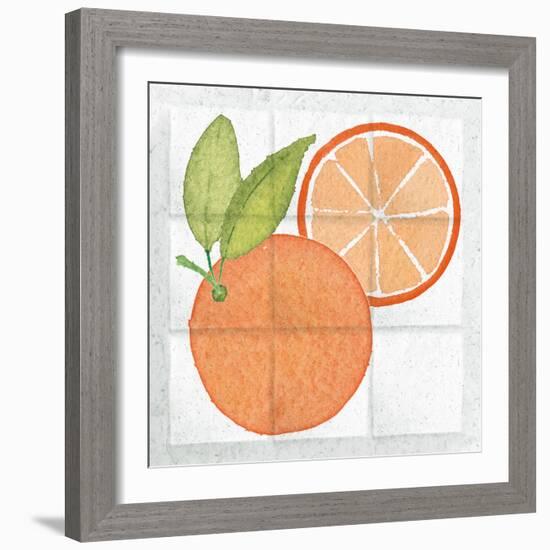 Citrus Tile V-Elyse DeNeige-Framed Art Print