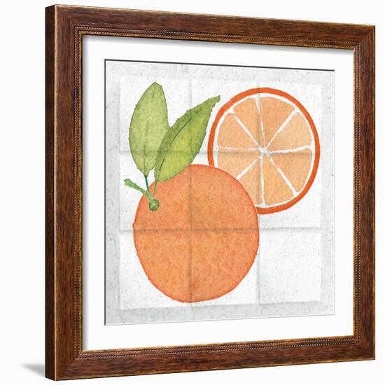 Citrus Tile V-Elyse DeNeige-Framed Art Print