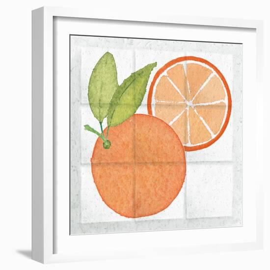 Citrus Tile V-Elyse DeNeige-Framed Art Print