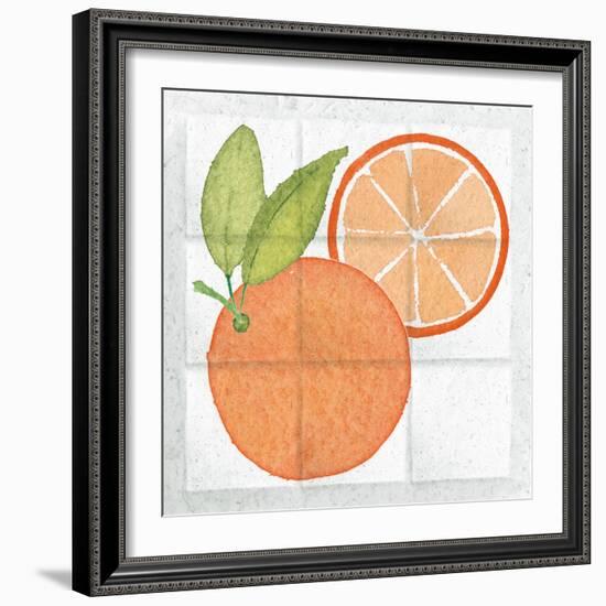 Citrus Tile V-Elyse DeNeige-Framed Art Print