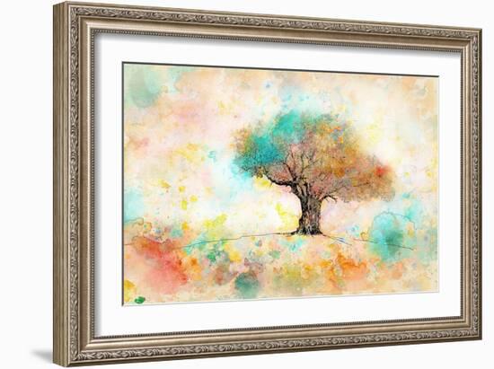 Citrus Tree-Ynon Mabat-Framed Art Print