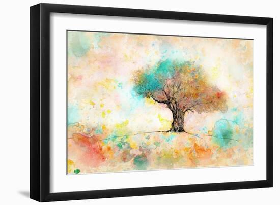 Citrus Tree-Ynon Mabat-Framed Art Print