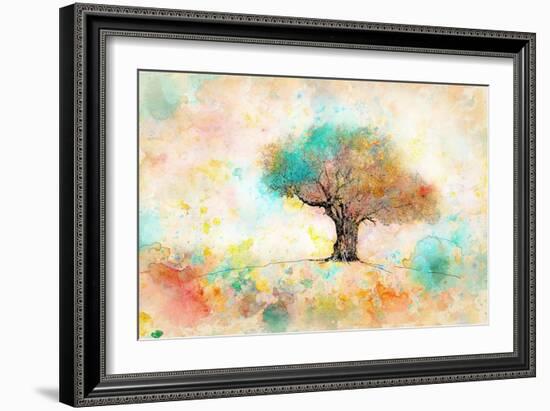 Citrus Tree-Ynon Mabat-Framed Art Print