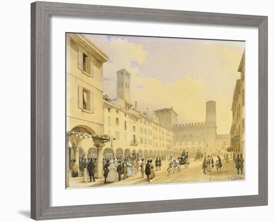 Cittanova Palace in Cremona-Carlo Gilio Rimoldi-Framed Giclee Print