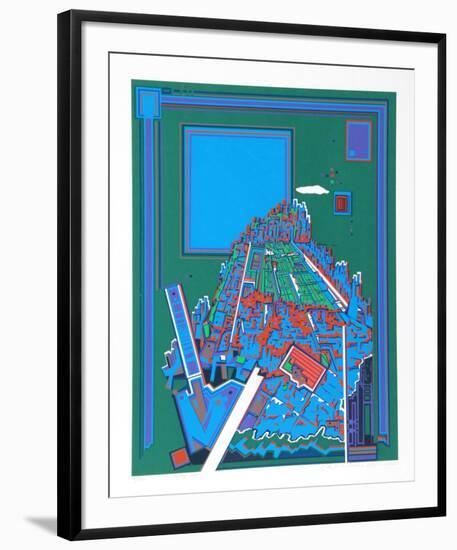 City 365-Risaburo Kimura-Framed Limited Edition