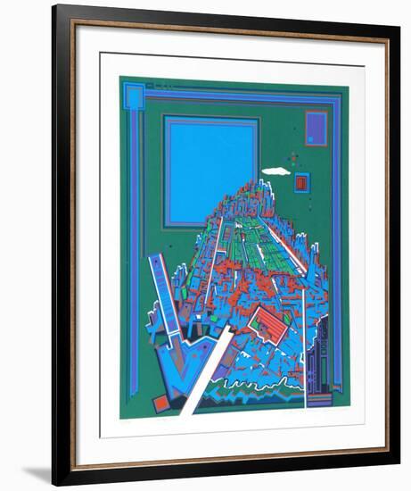 City 365-Risaburo Kimura-Framed Limited Edition