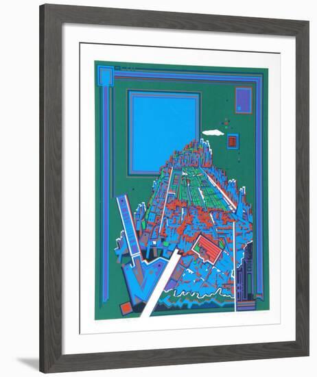 City 365-Risaburo Kimura-Framed Limited Edition